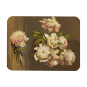 チャールズ・イーサン・ポーター、花瓶の牡丹 マグネット (横)