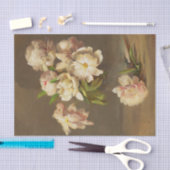 チャールズ・イーサン・ポーター、花瓶の牡丹 薄葉紙 (クラフト)