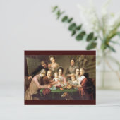 チャールズ・ウィルソン・ペールによるペール家 ポストカード (スタンド正面)