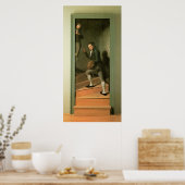 チャールズ・ウィルソン・ペール階段グループ ポスター (キッチン)