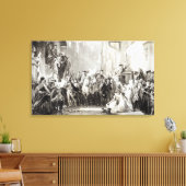 チャールズ・エドワード王子と高地 キャンバスプリント (インサイチュ (リビング))