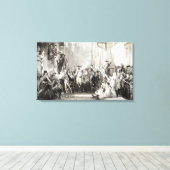 チャールズ・エドワード王子と高地 キャンバスプリント (インサイチュ (ウッドフロア))