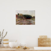 チャールズ・コンドル・オン・ザ・リバー・ヤラ、ハイデルベルク近郊 ポスター (キッチン)