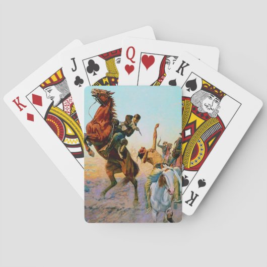 チャールズ・シュレイヴォーゲル著「水のための戦い」 トランプ (裏面)