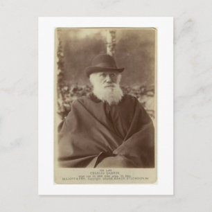 チャールズ・ダーウィンの写真, 1881年11月29日 ポストカード