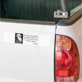 チャールズ・ダーウィンの引用文5b バンパーステッカー (トラック上)