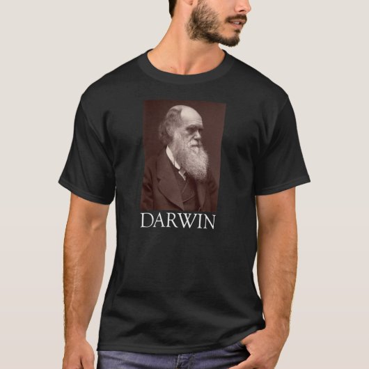 チャールズ・ダーウィンのTシャツ Tシャツ (正面)