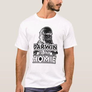 チャールズ・ダーウィンは私の相棒 進化論 Tシャツ