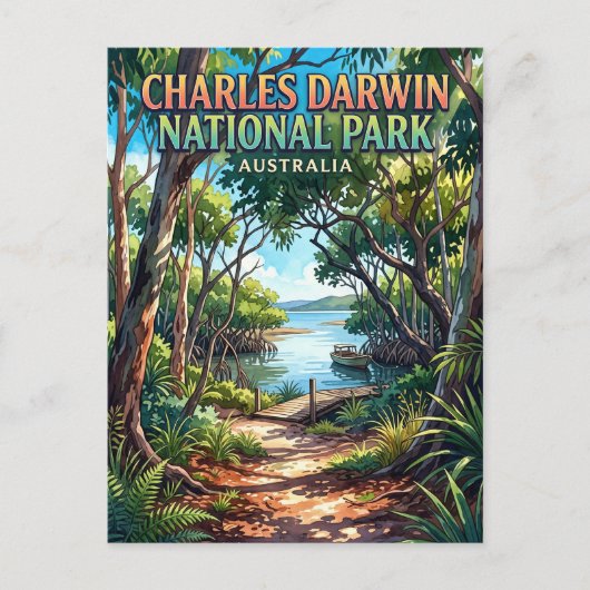 チャールズ・ダーウィン国立公園 オーストラリア ポストカード (正面)