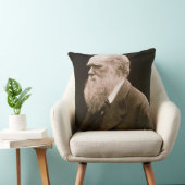 チャールズ・ダーウィン(1809-82年) (写真) クッション (椅子)