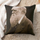 チャールズ・ダーウィン(1809-82年) (写真) クッション (ブランケット)