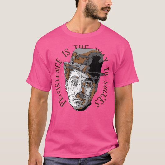 チャールズ・チャピリン Tシャツ (正面)
