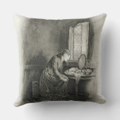 「チャールズ・ディケンズからの少しDorrit、: うわさ話の原住民 クッション (裏面)