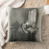 「チャールズ・ディケンズからの少しDorrit、: うわさ話の原住民 クッション (ブランケット)