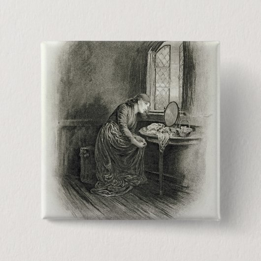 「チャールズ・ディケンズからの少しDorrit、: うわさ話の原住民 缶バッジ (正面)