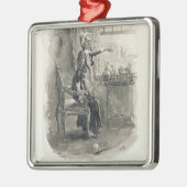 「チャールズ・ディケンズからのBetsy Trotwood夫人、: Gossi メタルオーナメント (左)