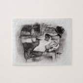 「チャールズ・ディケンズからのGamp夫人、: うわさ話についてのこんにちは ジグソーパズル (横)