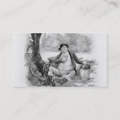 「チャールズ・ディケンズからのPickwick氏、: 約うわさ話 名刺 (裏面)