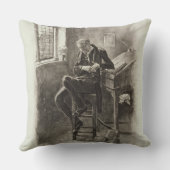 「チャールズ・ディケンズからのUriah Heep、: 約うわさ話 クッション (裏面)