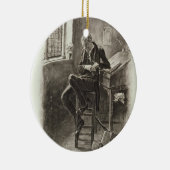 「チャールズ・ディケンズからのUriah Heep、: 約うわさ話 セラミックオーナメント (右)