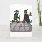 チャールズ・ディケンズによるクリスマスベアー シーズンカード (裏面)