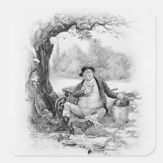 チャールズ・ディケンズのピクウィック氏: スクエアシール (正面)