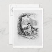 チャールズ・ディケンズのピクウィック氏: ポストカード (正面/裏面)