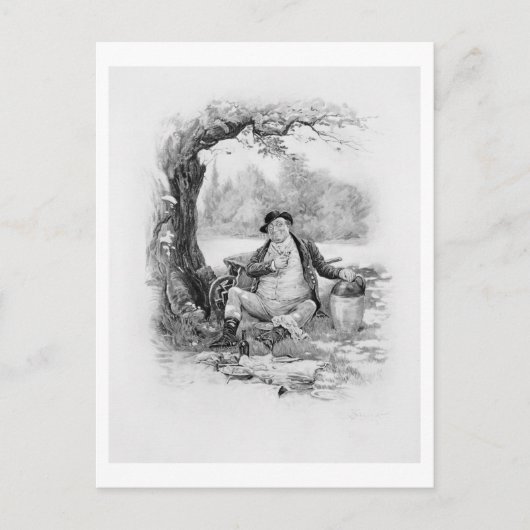 チャールズ・ディケンズのピクウィック氏: ポストカード (正面)