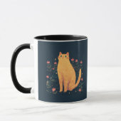 チャールズ・ディケンズの猫の引用 マグカップ (左)