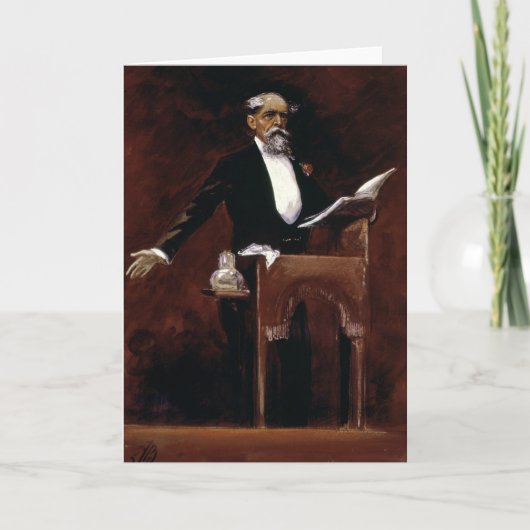 チャールズ・ディケンズ カード (正面)