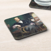 チャールズ・ディケンズ(キャンバスの油)のポートレート コースター (左側)