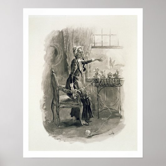 『チャールズ・ディケンズ:ゴッシ』のベッツィ・トロウッド夫人 ポスター (正面)