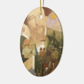 チャールズ・ディケンズ、英国の作家 セラミックオーナメント (左)