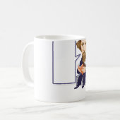 チャールズ・ディケンズ(1812年- 1870年)のコップ コーヒーマグカップ (正面左)