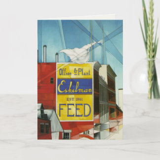 チャールズ・デムースのグリーティン絵を描グ・カード カード