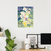 チャールズ・デムースの水仙の踊り ポスター (ホームオフィス)