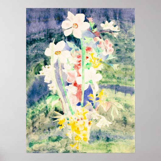 チャールズ・デムースの水仙の踊り ポスター (正面)