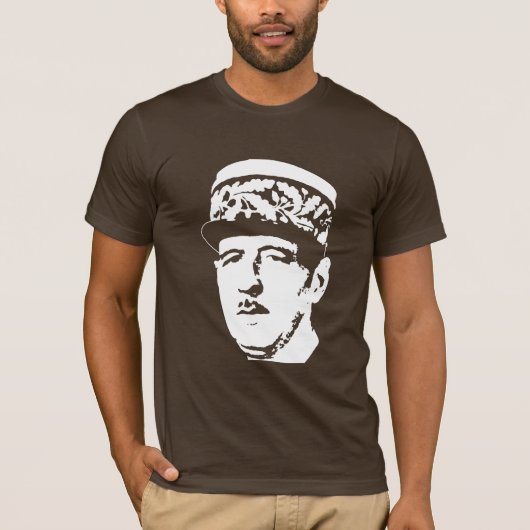 チャールズ・ドゴール Tシャツ (正面)