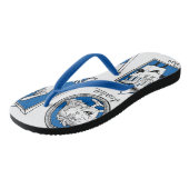 チャールズ・パール王室のズ・ブルービーチサンダル ビーチサンダル (アングル)