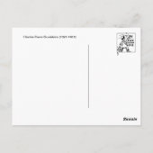 チャールズ・ピエール・ボーデレア（1821年～1867年）はがき ポストカード (裏面)