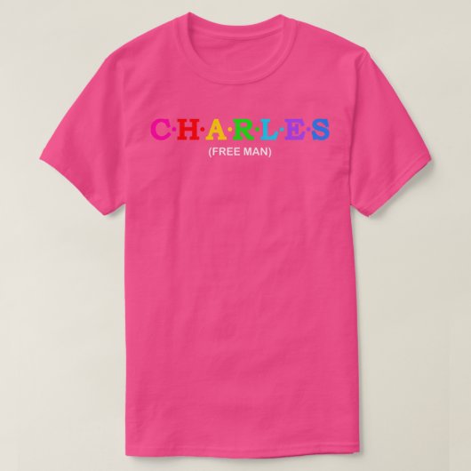 チャールズ・フリーマン Tシャツ (デザイン正面)