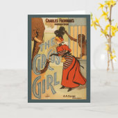 チャールズ・フローマンのプロデュース、サーカス・ガール2 カード (黄色い花)