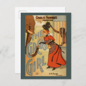 チャールズ・フローマンのプロデュース、サーカス・ガール2 ポストカード (正面/裏面)