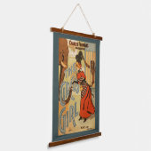 チャールズ・フローマンのプロデュース、サーカス・ガール2 吊り下げ型タペストリー (傾斜あり)