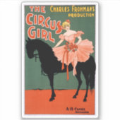 チャールズ・フローマンのプロデュース、サーカス・ガール3 シール (正面)
