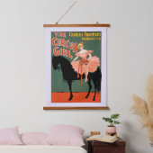 チャールズ・フローマンのプロデュース、サーカス・ガール3 吊り下げ型タペストリー (寝室)