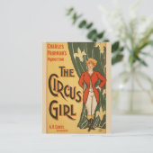 チャールズ・フローマンのプロデュース、サーカス・ガール ポストカード (スタンド正面)