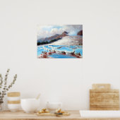 チャールズ・ブルームフィールドホワイトテラス，ニュージーランド ポスター (キッチン)