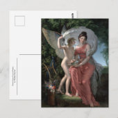 チャールズ・マイニエの叙情詩のエラート・ミューズ ポストカード (正面/裏面)