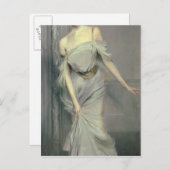 チャールズ・マックス夫人， 1896 ポストカード (正面/裏面)